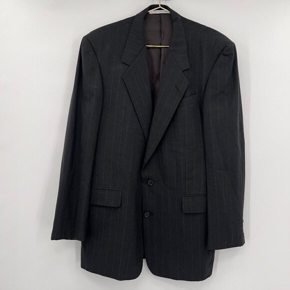 Karl Lagerfeld Other - Vintage Karl Lagerfeld Paris Mens 100% Wool Charcoal Gray Jacket/Blazer
